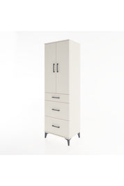 Hyperion Dolap 3 Raflı 3 Çekmeceli 2 Kapaklı 60x44x195 Aytaşı-Aytaşı