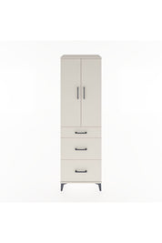 Hyperion Dolap Tek Raflı 3 Çekmeceli Tek Askılı 60x44x195 Aytaşı-Aytaşı