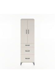 Hyperion Dolap 3 Raflı 3 Çekmeceli 2 Kapaklı 60x44x195 Aytaşı-Aytaşı