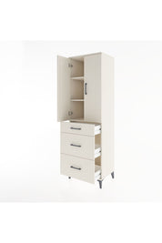 Hyperion Dolap 3 Raflı 3 Çekmeceli 2 Kapaklı 60x44x195 Aytaşı-Aytaşı