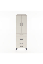 Hyperion Dolap 3 Raflı 4 Çekmeceli 2 Kapaklı 60x44x195 Aytaşı-Aytaşı