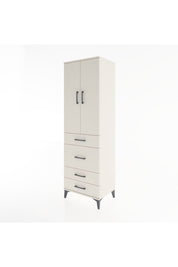 Hyperion Dolap 3 Raflı 4 Çekmeceli 2 Kapaklı 60x44x195 Aytaşı-Aytaşı