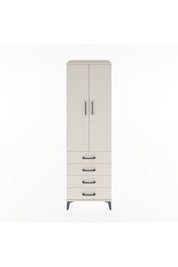 Hyperion Dolap 2 Raflı 4 Çekmeceli Tek Askılı 60x44x195 Aytaşı-Aytaşı