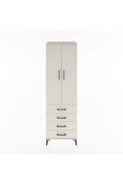 Hyperion Dolap 4 Raflı 4 Çekmeceli 2 Kapaklı 60x44x195 Aytaşı-Aytaşı