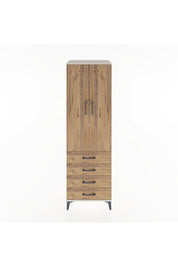 Hyperion Dolap 4 Raflı 4 Çekmeceli 2 Kapaklı 60x44x195 Aytaşı-Çam