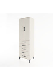 Hyperion Dolap 3 Raflı 5 Çekmeceli 2 Kapaklı 60x44x195 Aytaşı-Aytaşı