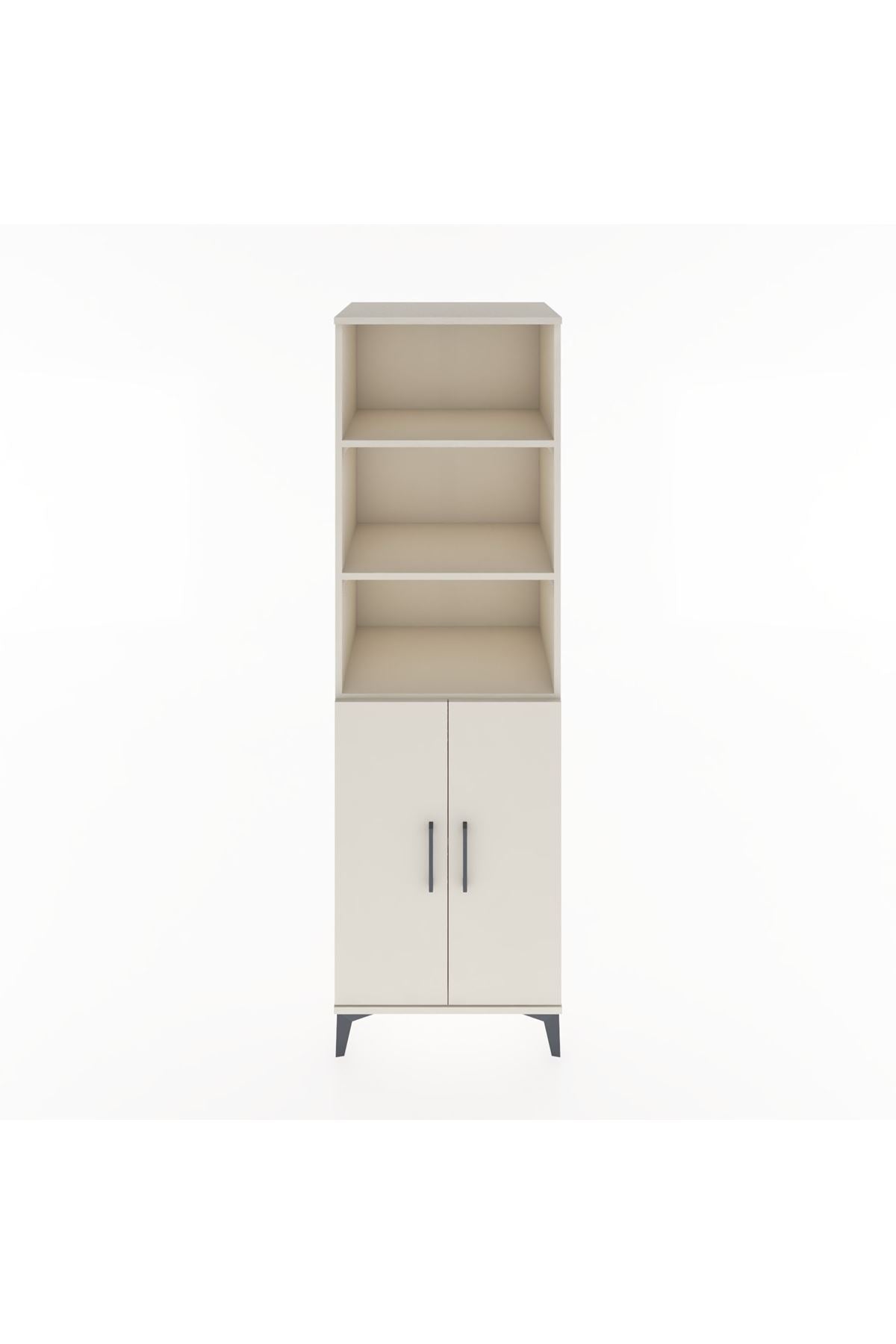 Hyperion Dolap 4 Raflı 2 Kapaklı 60x44x195 Aytaşı-Aytaşı