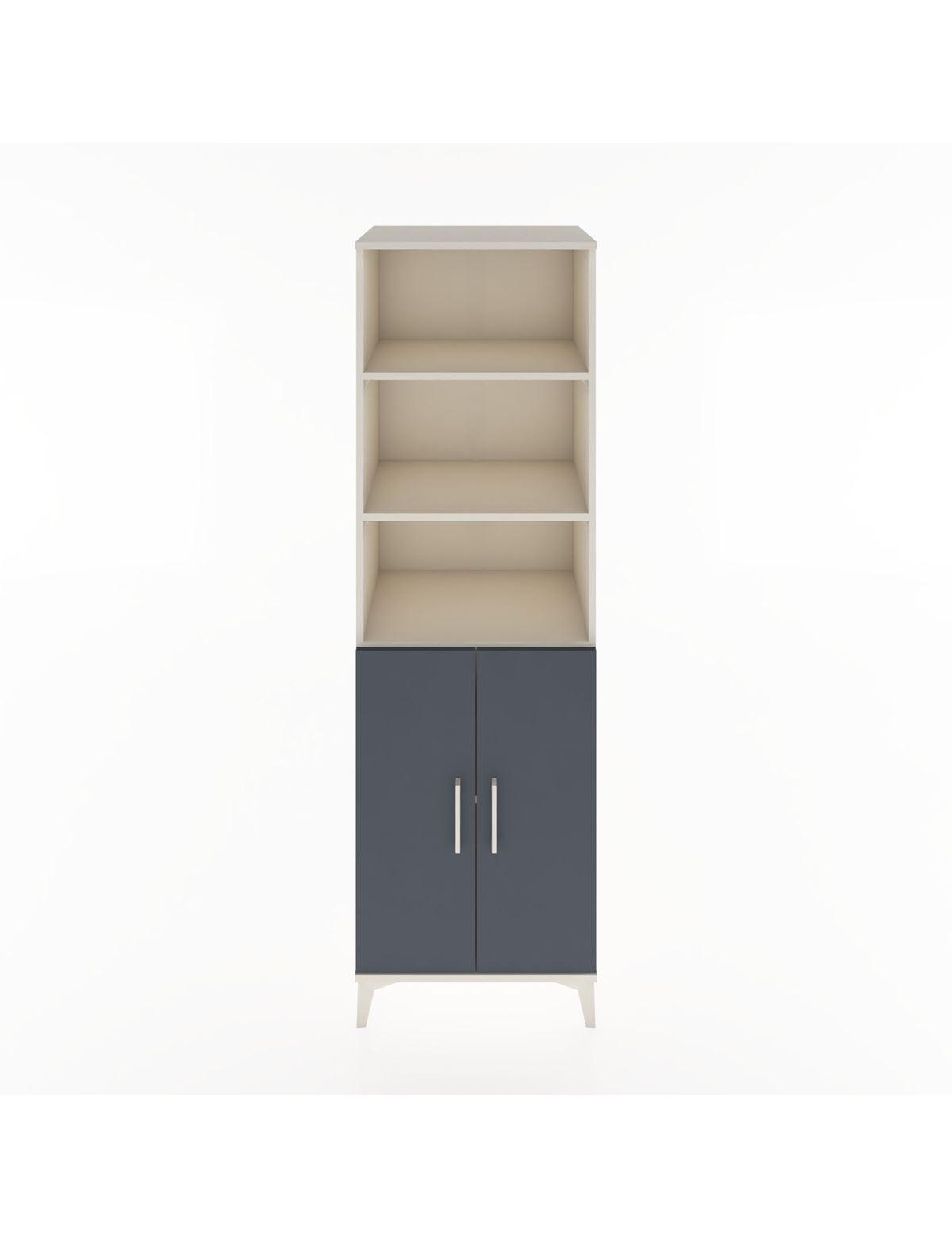 Hyperion Dolap 4 Raflı 2 Kapaklı 60x44x195 Aytaşı-Antrasit