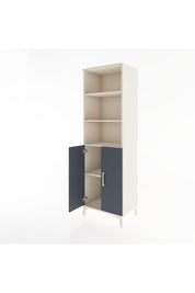 Hyperion Dolap 4 Raflı 2 Kapaklı 60x44x195 Aytaşı-Antrasit