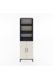 Hyperion Dolap 4 Raflı 2 Kapaklı 60x44x195 Antrasit-Aytaşı