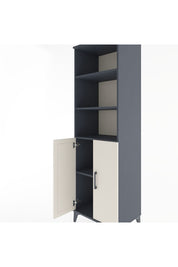 Hyperion Dolap 4 Raflı 2 Kapaklı 60x44x195 Antrasit-Aytaşı