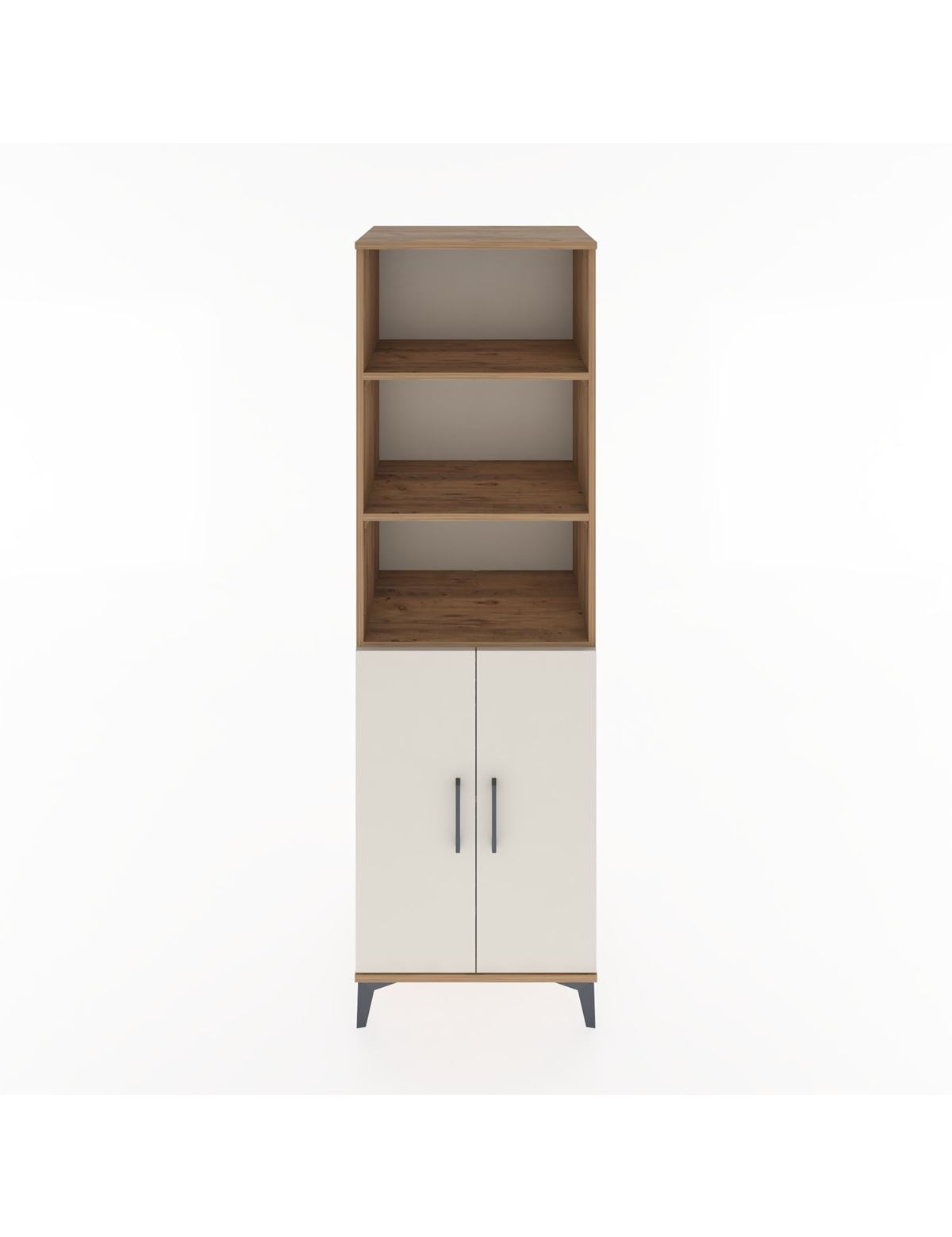 Hyperion Dolap 4 Raflı 2 Kapaklı 60x44x195 Çam-Aytaşı