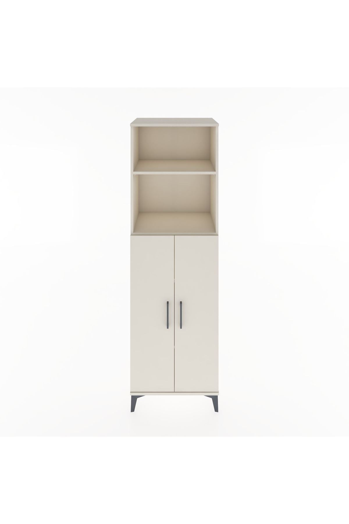 Hyperion Dolap 4 Raflı 2 Kapaklı 60x44x195 Aytaşı-Aytaşı