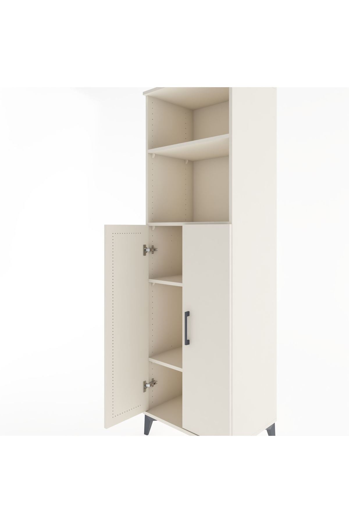 Hyperion Dolap 4 Raflı 2 Kapaklı 60x44x195 Aytaşı-Aytaşı