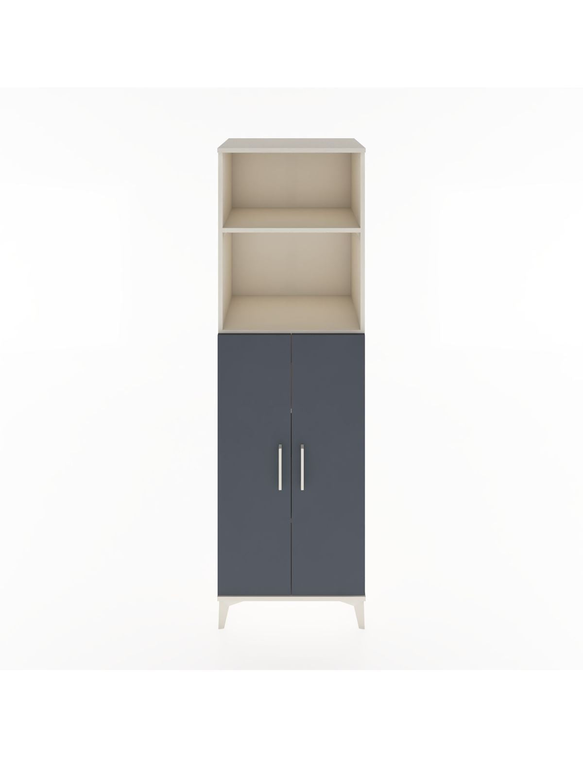 Hyperion Dolap 4 Raflı 2 Kapaklı 60x44x195 Aytaşı-Antrasit