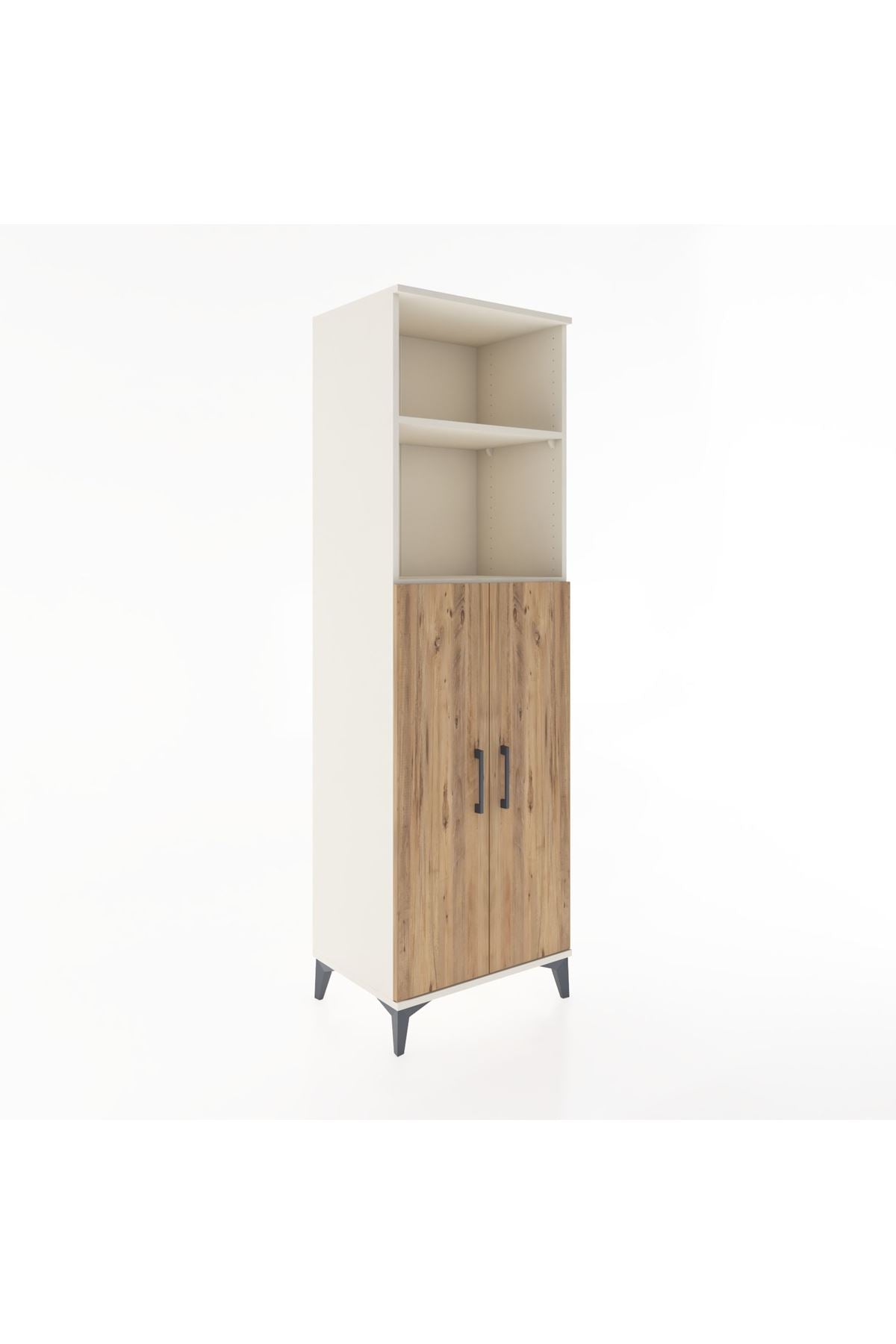 Hyperion Dolap 4 Raflı 2 Kapaklı 60x44x195 Aytaşı-Çam