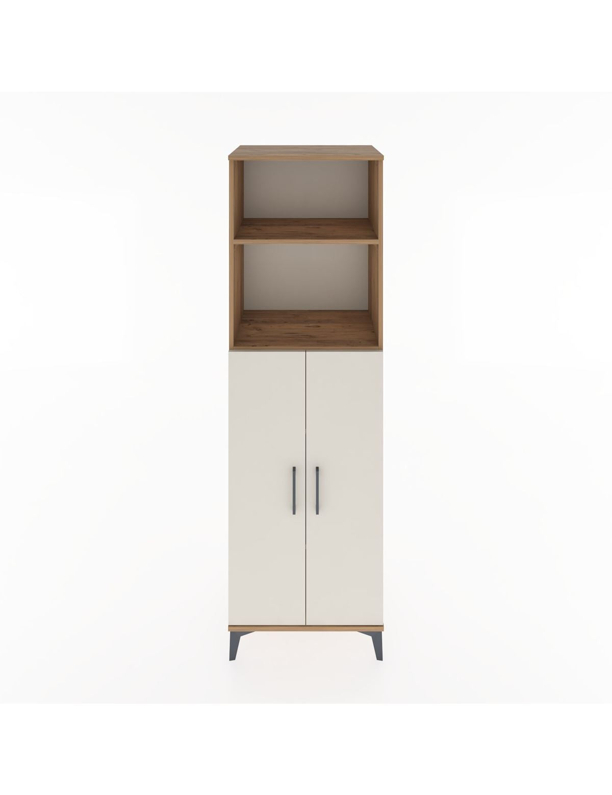 Hyperion Dolap 4 Raflı 2 Kapaklı 60x44x195 Çam-Aytaşı