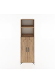 Hyperion Dolap 4 Raflı 2 Kapaklı 60x44x195 Çam-Çam
