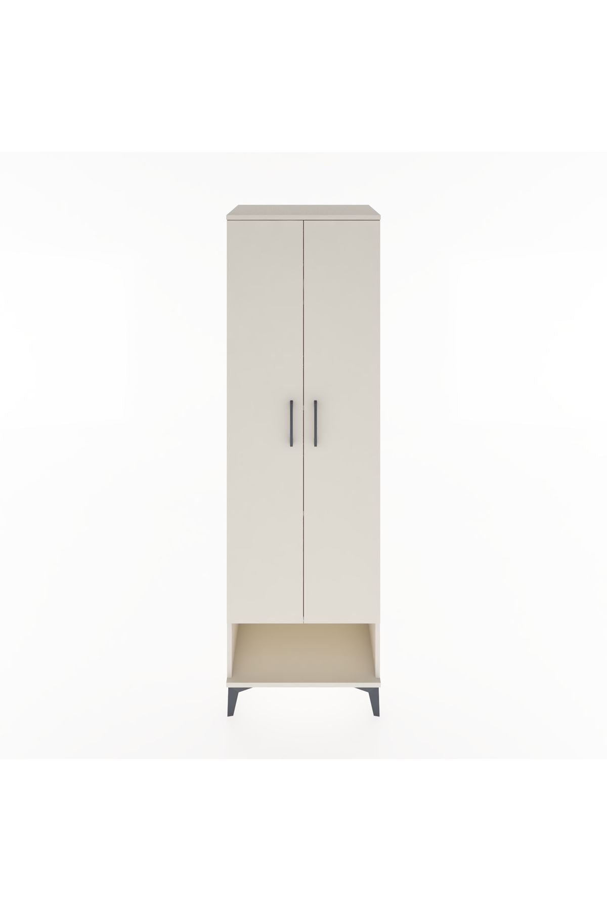 Hyperion Dolap 4 Raflı 2 Kapaklı 60x44x195 Aytaşı-Aytaşı