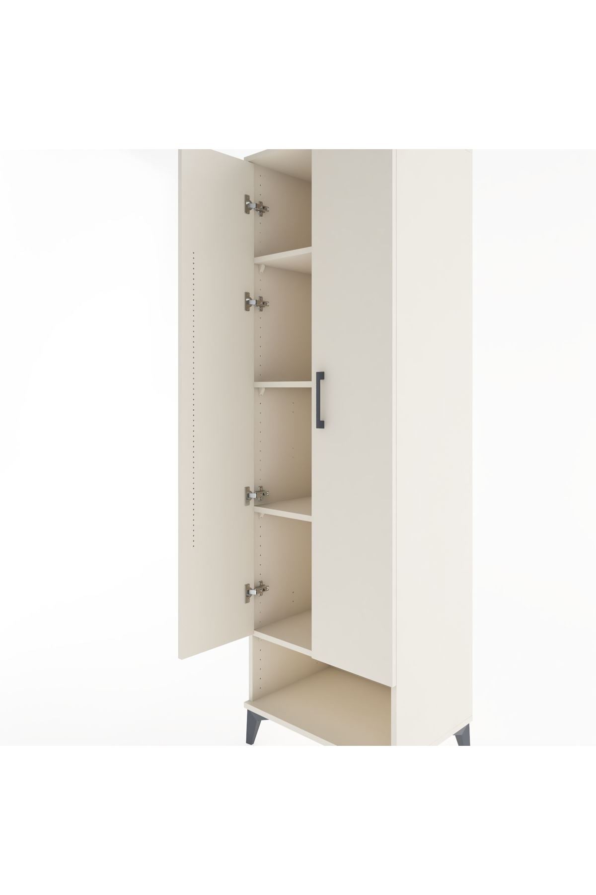 Hyperion Dolap 4 Raflı 2 Kapaklı 60x44x195 Aytaşı-Aytaşı