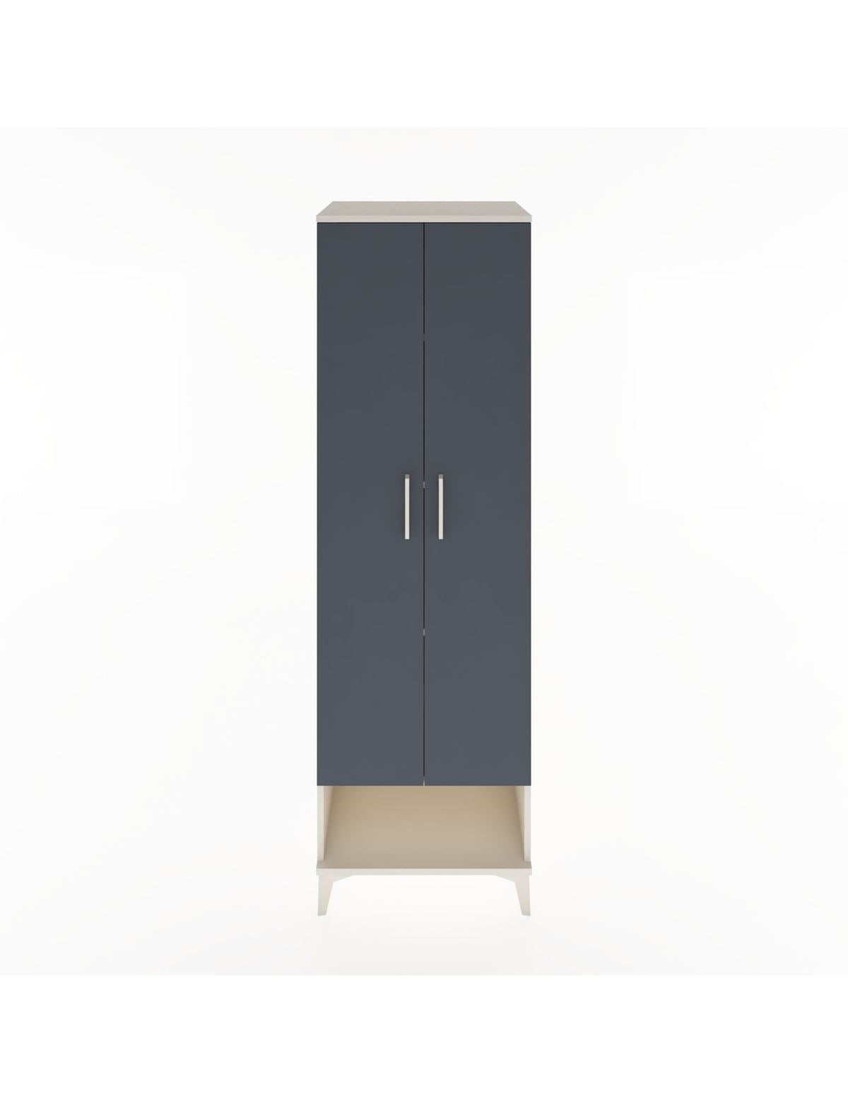 Hyperion Dolap 4 Raflı 2 Kapaklı 60x44x195 Aytaşı-Antrasit