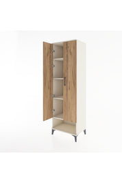 Hyperion Dolap 4 Raflı 2 Kapaklı 60x44x195 Aytaşı-Çam