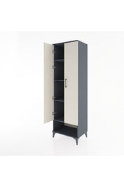 Hyperion Dolap 4 Raflı 2 Kapaklı 60x44x195 Antrasit-Aytaşı