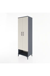 Hyperion Dolap 4 Raflı 2 Kapaklı 60x44x195 Antrasit-Aytaşı