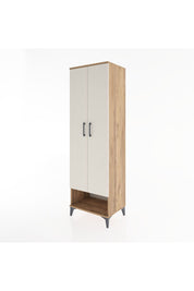 Hyperion Dolap 4 Raflı 2 Kapaklı 60x44x195 Çam-Aytaşı