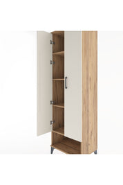 Hyperion Dolap 4 Raflı 2 Kapaklı 60x44x195 Çam-Aytaşı