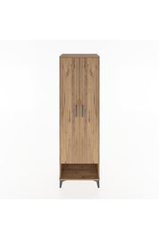 Hyperion Dolap 4 Raflı 2 Kapaklı 60x44x195 Çam-Çam