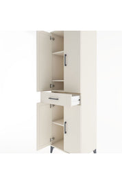 Hyperion Dolap 4 Raflı Tek Çekmeceli 4 Kapaklı 60x44x195 Aytaşı-Aytaşı