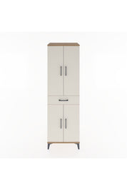Hyperion Dolap 4 Raflı Tek Çekmeceli 4 Kapaklı 60x44x195 Çam-Aytaşı