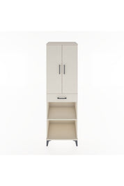 Hyperion Dolap 4 Raflı Tek Çekmeceli 2 Kapaklı 60x44x195 Aytaşı-Aytaşı