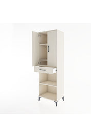 Hyperion Dolap 4 Raflı Tek Çekmeceli 2 Kapaklı 60x44x195 Aytaşı-Aytaşı