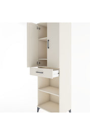 Hyperion Dolap 4 Raflı Tek Çekmeceli 2 Kapaklı 60x44x195 Aytaşı-Aytaşı