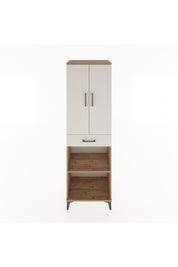 Hyperion Dolap 4 Raflı Tek Çekmeceli 2 Kapaklı 60x44x195 Çam-Aytaşı