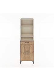 Hyperion Dolap 4 Raflı Tek Çekmeceli 2 Kapaklı 60x44x195 Aytaşı-Çam