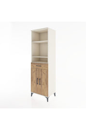 Hyperion Dolap 4 Raflı Tek Çekmeceli 2 Kapaklı 60x44x195 Aytaşı-Çam