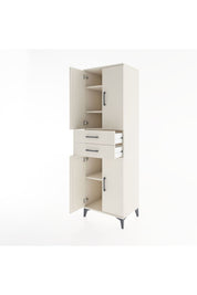 Hyperion Dolap 4 Raflı 2 Çekmeceli 4 Kapaklı 60x44x195 Aytaşı-Aytaşı