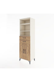 Hyperion Dolap 4 Raflı 2 Çekmeceli 2 Kapaklı 60x44x195 Aytaşı-Çam