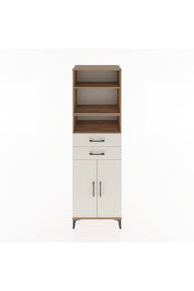 Hyperion Dolap 4 Raflı 2 Çekmeceli 2 Kapaklı 60x44x195 Çam-Aytaşı