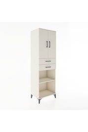 Hyperion Dolap 4 Raflı 2 Çekmeceli 2 Kapaklı 60x44x195 Aytaşı-Aytaşı