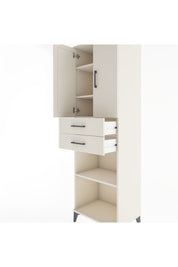 Hyperion Dolap 4 Raflı 2 Çekmeceli 2 Kapaklı 60x44x195 Aytaşı-Aytaşı