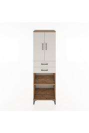 Hyperion Dolap 4 Raflı 2 Çekmeceli 2 Kapaklı 60x44x195 Çam-Aytaşı