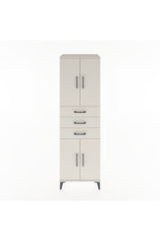 Hyperion Dolap 3 Raflı 3 Çekmeceli 4 Kapaklı 60x44x195 Aytaşı-Aytaşı