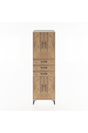 Hyperion Dolap 3 Raflı 3 Çekmeceli 4 Kapaklı 60x44x195 Aytaşı-Çam