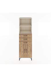 Hyperion Dolap 3 Raflı 3 Çekmeceli 2 Kapaklı 60x44x195 Aytaşı-Çam