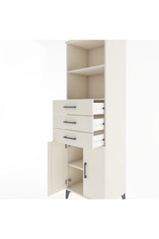 Hyperion Dolap 3 Raflı 3 Çekmeceli 2 Kapaklı 60x44x195 Aytaşı-Aytaşı