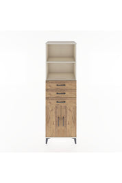 Hyperion Dolap 3 Raflı 3 Çekmeceli 2 Kapaklı 60x44x195 Aytaşı-Çam